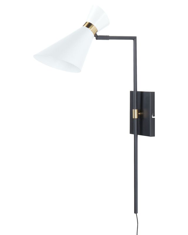 Lampa ścienna Melawi Regulowana Metal Biały 1 szt.