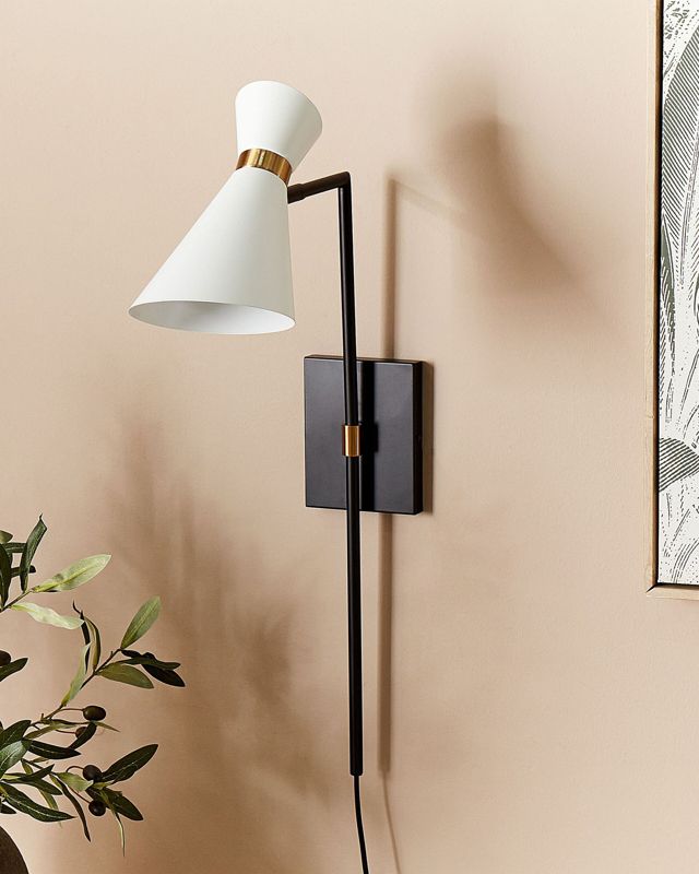 Lampa ścienna Melawi Regulowana Metal Biały 1 szt.