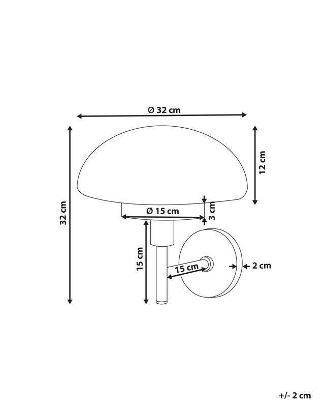 Lampa ścienna Minija Metal Czarny 1 szt.