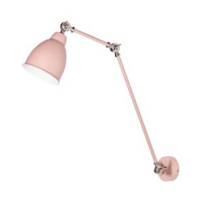 Lampa ścienna Mississippi Regulowana Metal Pastelowy róż 1 szt.