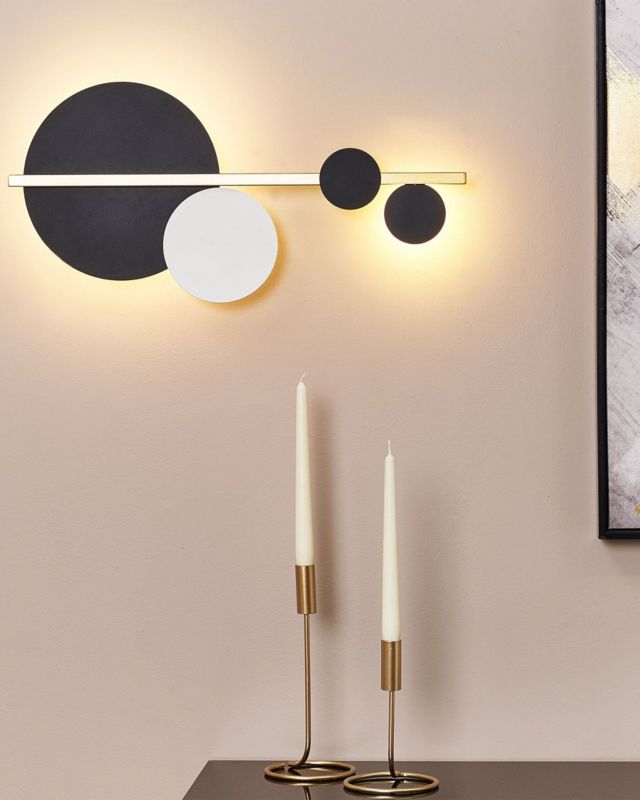 Lampa ścienna Parita Metal Czarny 1 szt.