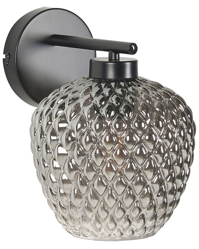 Lampa ścienna Sherry Metal Szary 1 szt.