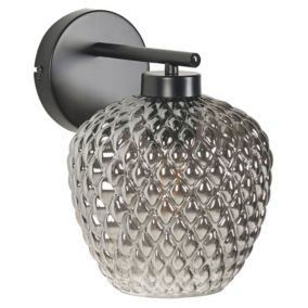 Lampa ścienna Sherry Metal Szary 1 szt.