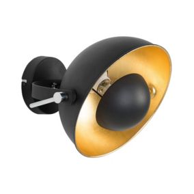 Lampa ścienna Thames Metal Czarny 1 szt.