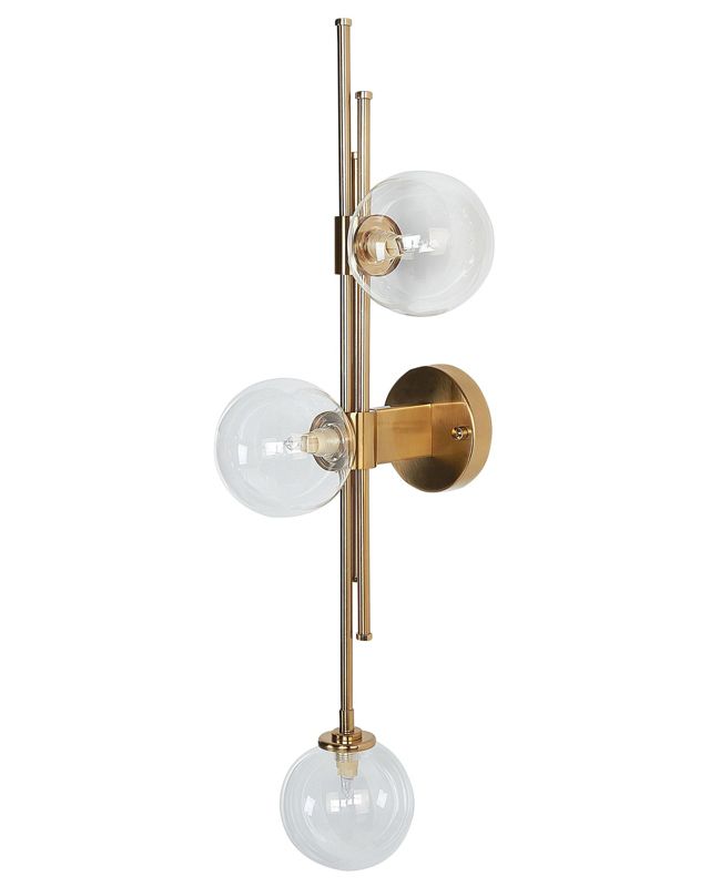 Lampa ścienna Tulija Metal Złoty 1 szt.