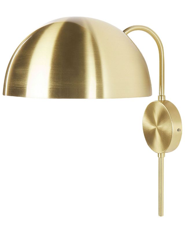Lampa ścienna Wampu Metal Złoty 1 szt.
