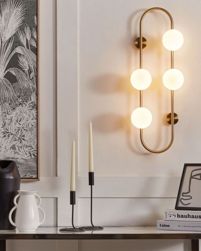 Lampa ścienna Yango Metal Złoty 1 szt.
