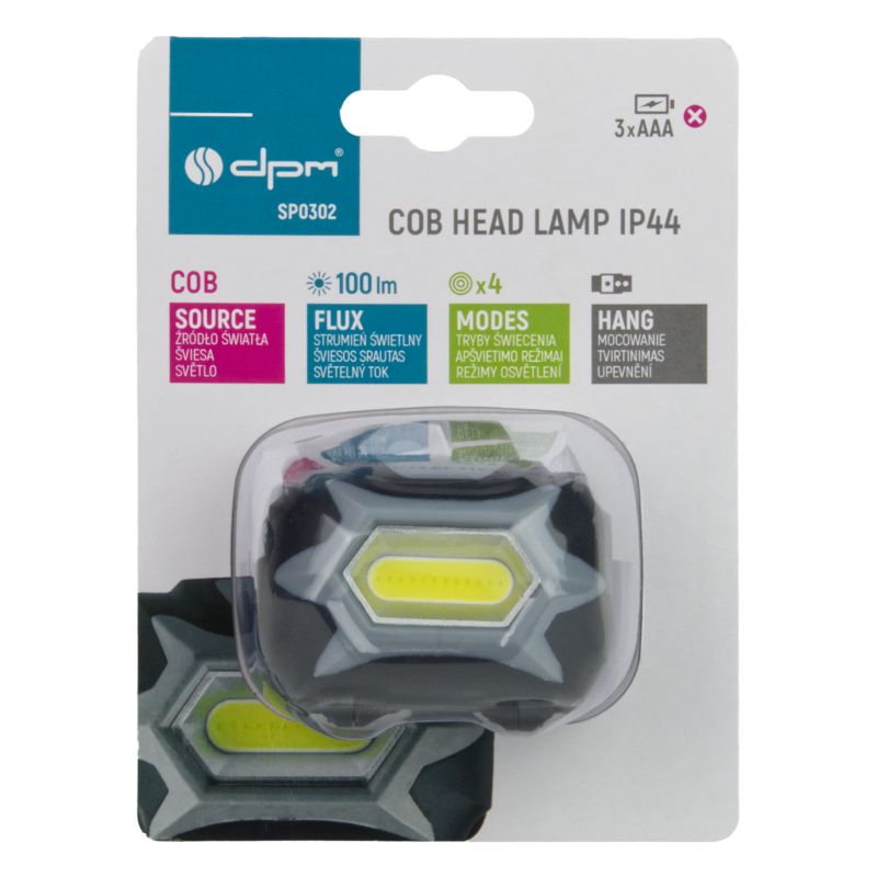 Lampa czołowa DPM SP0302 100 lm