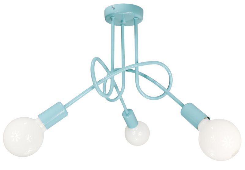 Lampa DECORI Edison Max 3 Mięta, 1 szt