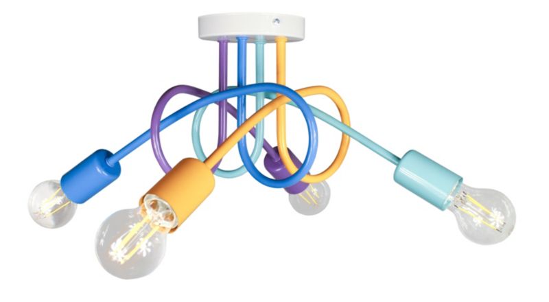 Lampa DeCORI Edison Mini 4 Kolor MIX, 1 szt.