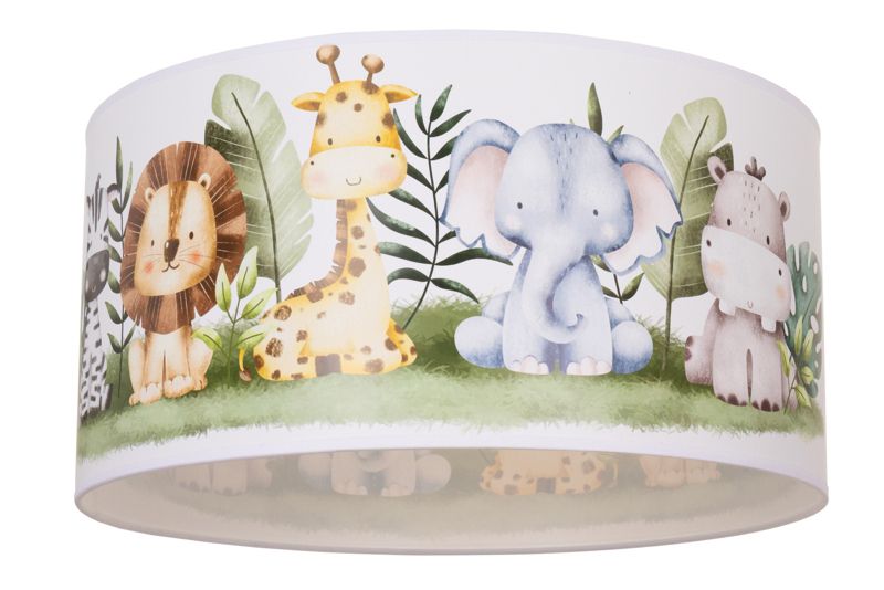 Lampa dziecięca sufitowa KIDS JUNGLE HEXE 1 x 60W biała H0961 1 szt.