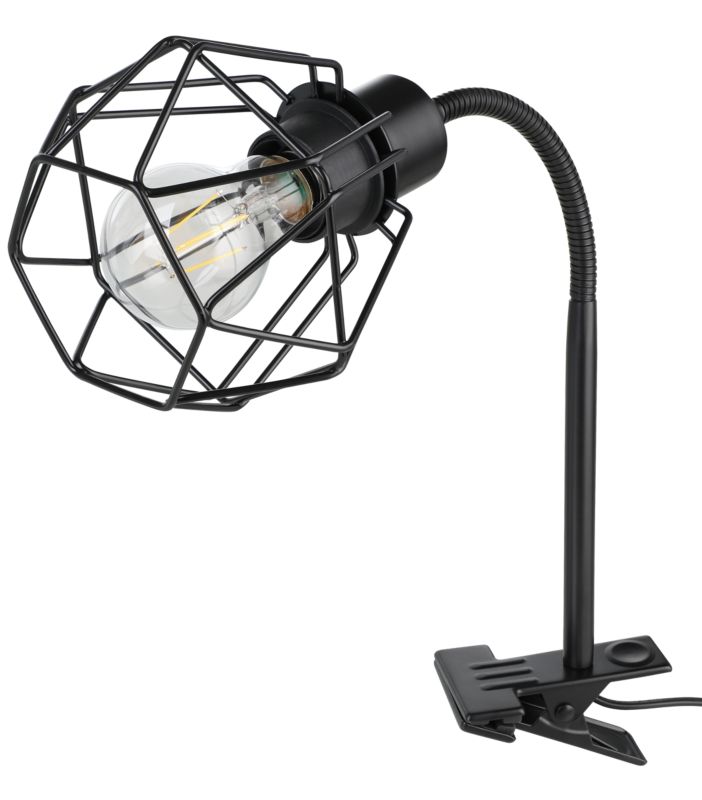 Lampa GoodHome Smertrio Clip 1-punktowa E27 czarna