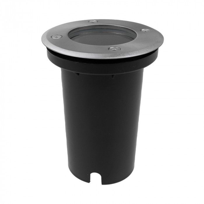 Lampa gruntowa najazdowa Ecolight Najazdowe stal nierdzewna inox  1 x GU10 x 35W IP67 wym: 14,2 x 10,8 x 10,8 cm - 1 szt.