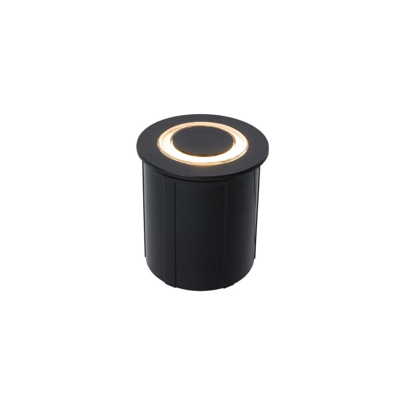 Lampa gruntowa najazdowa Nowodvorski Lighting Circlet czarna LED 3W 3000K 120lm  IP65 wym: 6,2 x 6,5 cm aluminium - 1 szt.