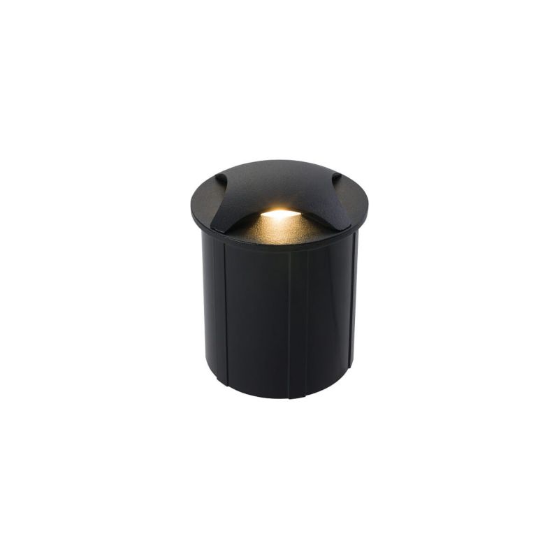 Lampa gruntowa najazdowa Nowodvorski Lighting Pat czarna LED 3W 3000K 12lm  IP65 wym: 7,2 x 6,2 cm aluminium - 1 szt.