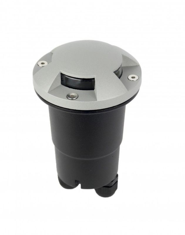 Lampa gruntowa najazdowa SU-MA Pabla szara  1 x GU10 x 35W IP67 wym: 15,5 x 9,3 x 9,3 cm - 1 szt.