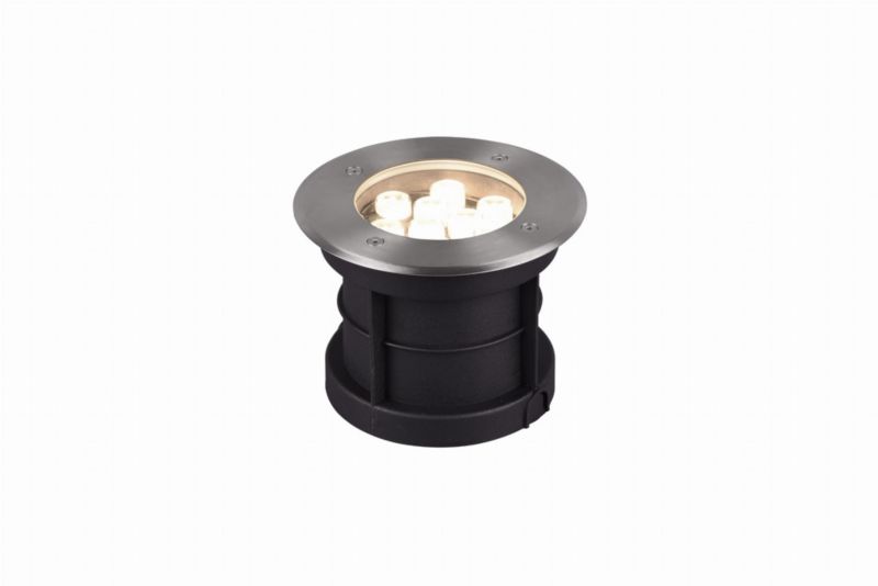 Lampa gruntowa najazdowa Trio Belaja srebrna LED 9W 3000K 540lm  IP65 wym: 12 x 16 x 16 cm metal - 1 szt.