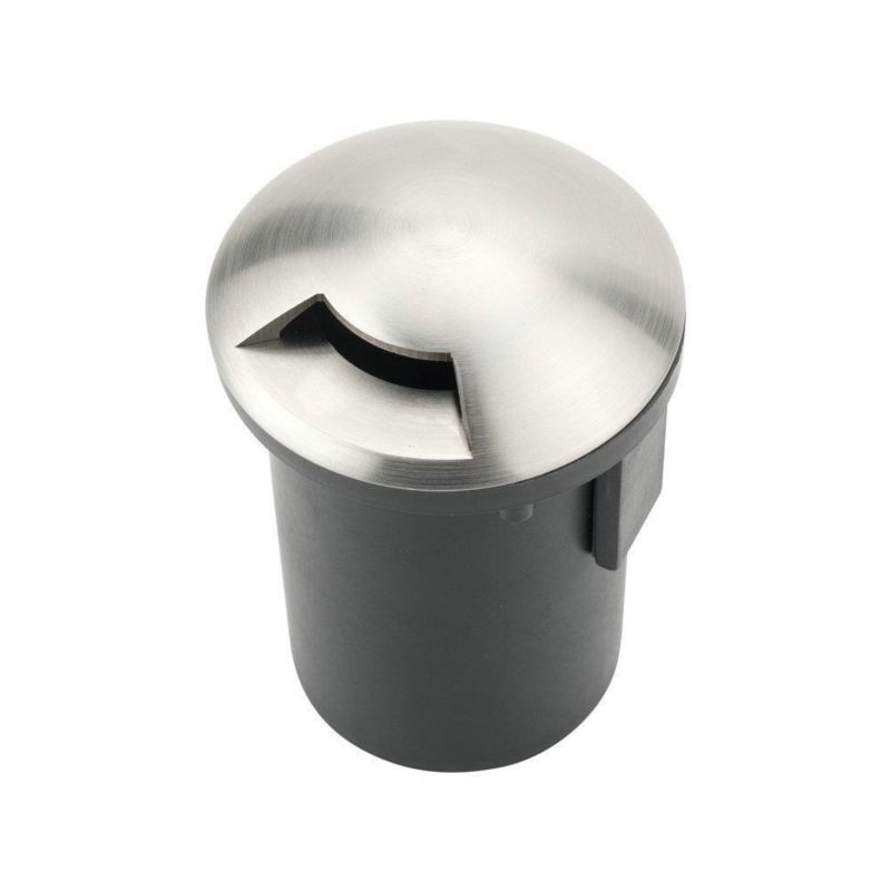 Lampa gruntowa najazdowa V-TAC 7978 srebrna  1 x G5.3 x  IP67 wym: 12,8 x 8,7 x 8,7 cm - 1 szt.