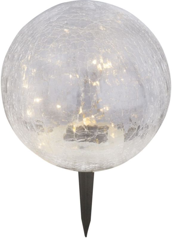 Lampa gruntowa Solar Globo Lighting czarna-przezroczysta IP44, 0,06W, 1 szt.