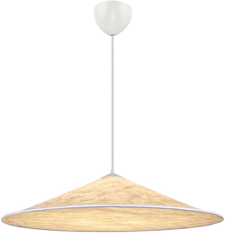 Lampa Hill Nordlux wisząca trzy źródła światła biała metalowa Tyvek 1 szt.