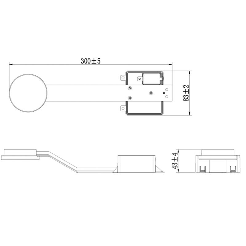 Lampa LED GoodHome Emera 520 lm 40/65K IP44