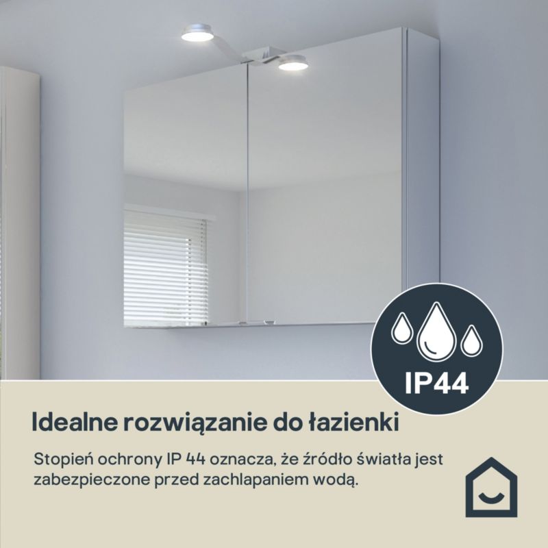 Lampa LED GoodHome Emera 520 lm 40/65K IP44