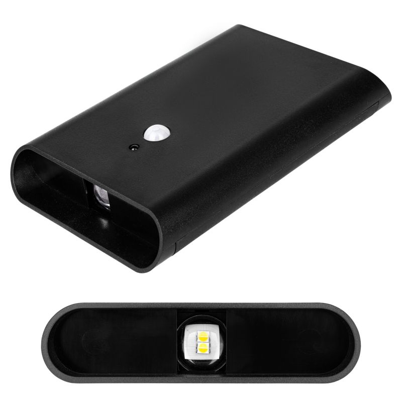 Lampa LED MasterLED Turo PIR akumulator 2.5W 3CCT magnetyczna pilot IP20 czarna 1 szt.