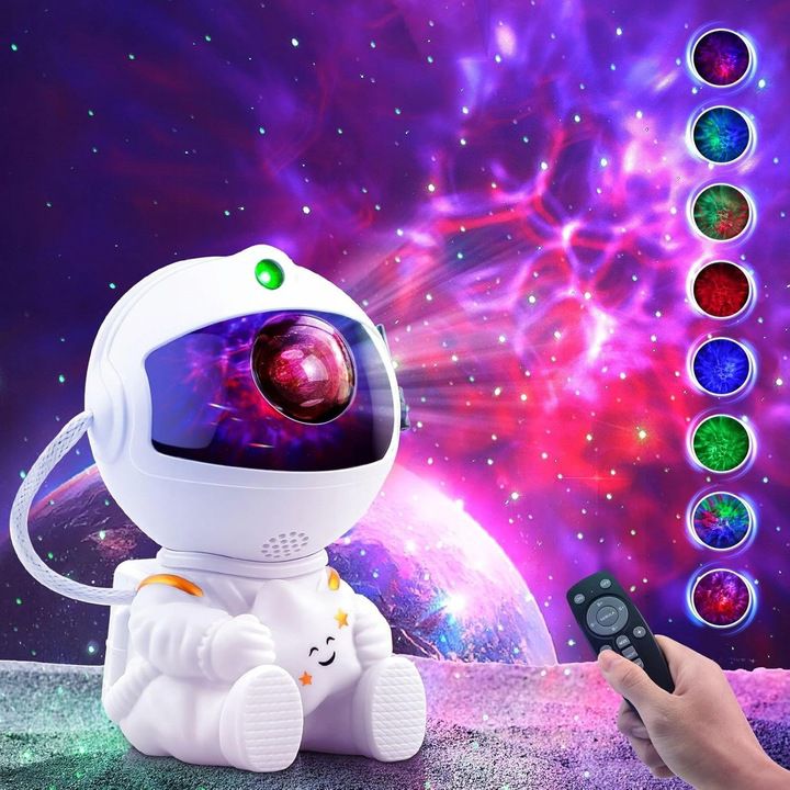 Lampa LED RGB MasterLED projektor gwiazd Astro z pilotem 12,5 cm 5W biały 1 szt.