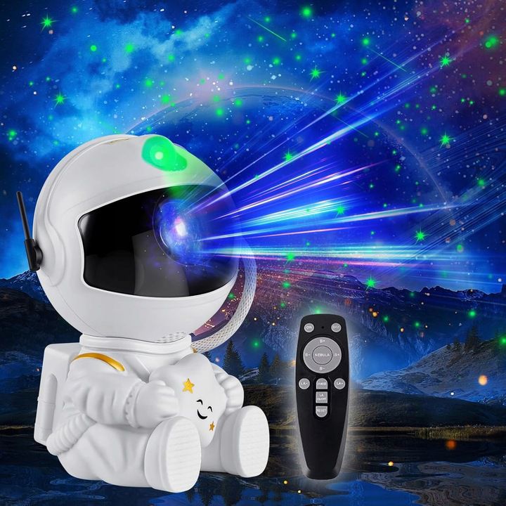 Lampa LED RGB MasterLED projektor gwiazd Astro z pilotem 12,5 cm 5W biały 1 szt.