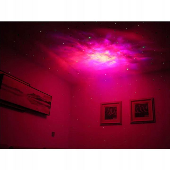 Lampa LED RGB MasterLED projektor gwiazd Astro z pilotem 12,5 cm 5W biały 1 szt.