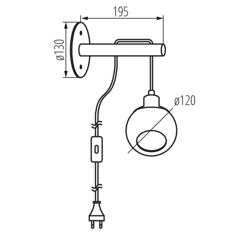 Lampa LightLogic LL COMT W 1xE14 66229  kinkiet biały klosz drewniana 1 szt.