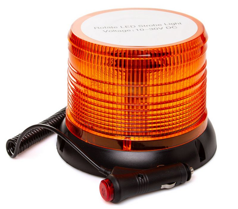 Lampa MAR-POL LED światło ostrzegawcze kogut magnes do samochodu lawety 10-30V 20W  1szt.