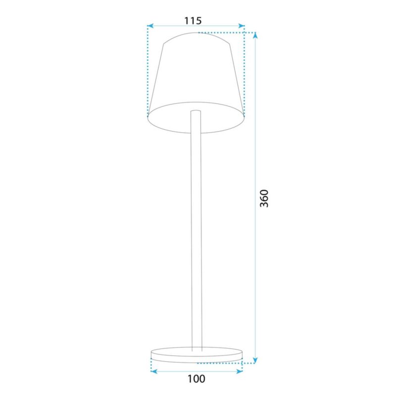 Lampa Nocna Toolight App1370-T Biały 1 Szt