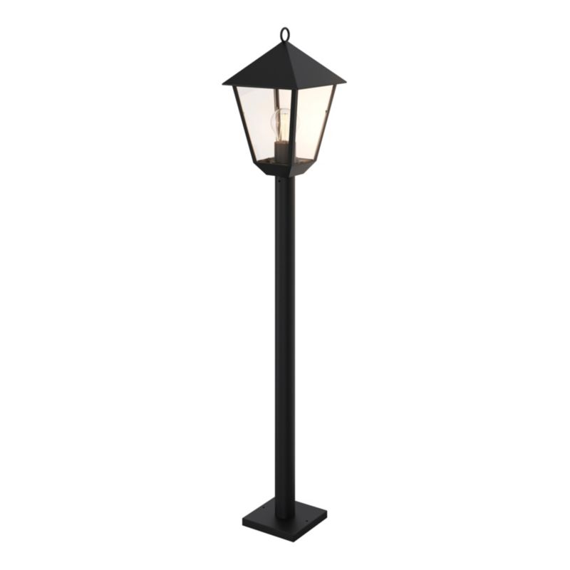 Lampa ogrodowa GoodHome Docker E27 IP44 czarna