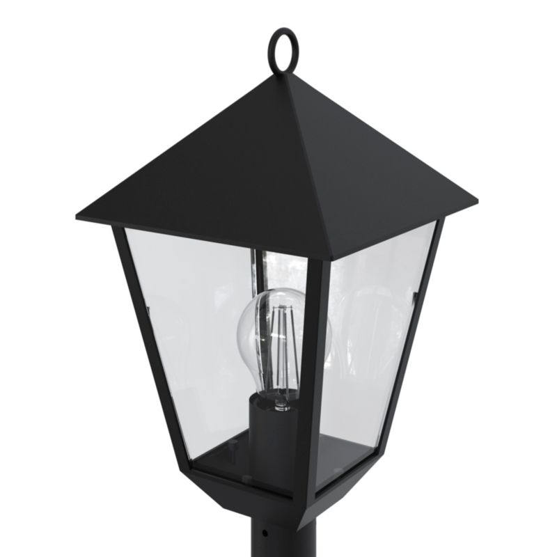 Lampa ogrodowa GoodHome Docker E27 IP44 czarna