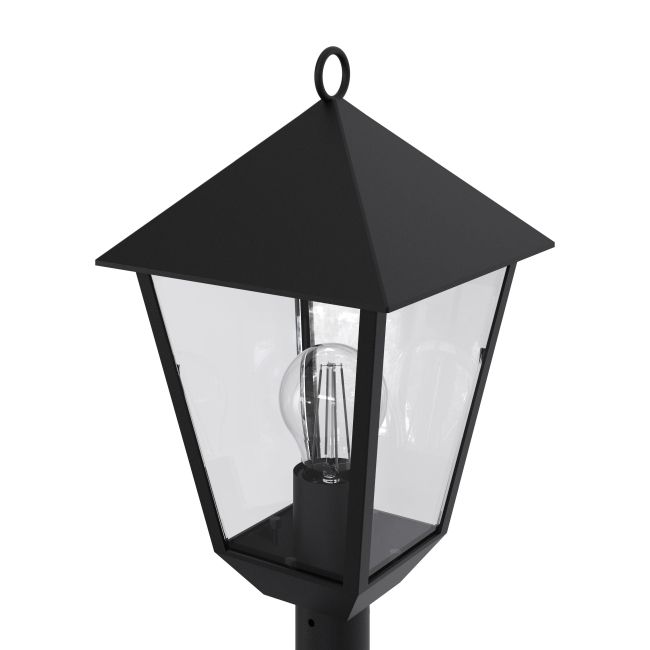Lampa ogrodowa GoodHome Docker E27 IP44 czarna