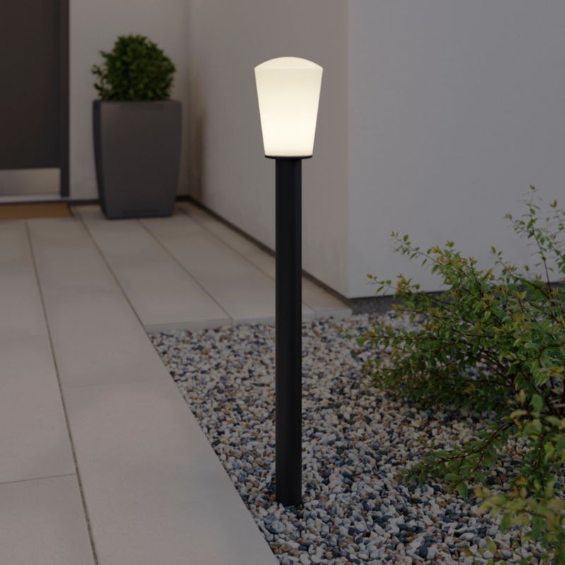 Lampa ogrodowa LED GoodHome Charwell E27 IP44 czarna