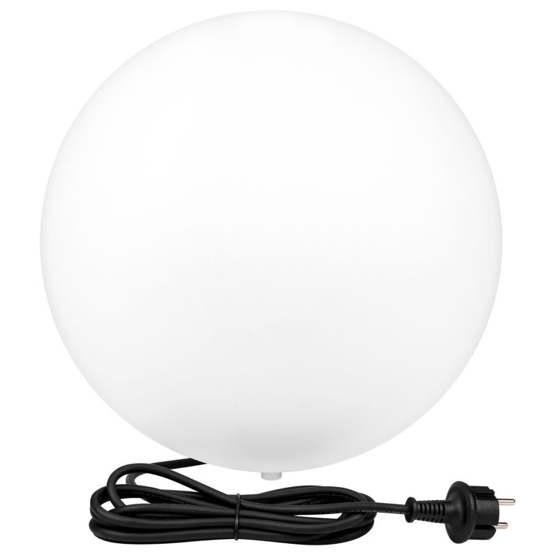 Lampa ogrodowa LED MasterLED kula E27 35cm IP65 biała 1 szt.