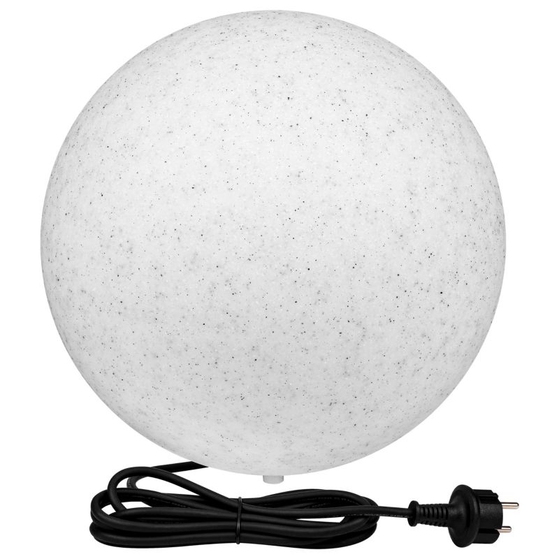 Lampa ogrodowa LED MasterLED kula E27 40cm IP65 kamienna 1 szt.