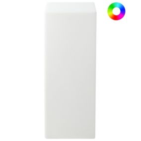Lampa ogrodowa podłogowa LED Balsas 78 cm Z pilotem Biały 1 szt.