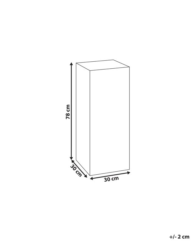Lampa ogrodowa podłogowa LED Balsas 78 cm Z pilotem Biały 1 szt.