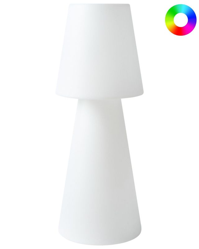 Lampa ogrodowa podłogowa LED Sabanas 80 cm Z pilotem Biały 1 szt.