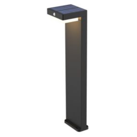 Lampa ogrodowa solarna Goldlux Mali 400 lm IP44 z czujnikem ruchu czarna