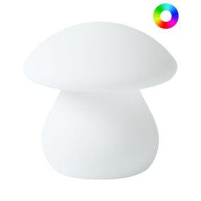 Lampa ogrodowa stołowa LED Tuira 22 cm Z pilotem LED Biały 1 szt.