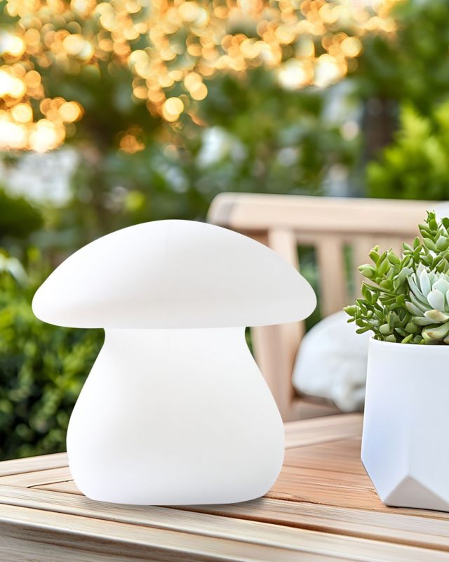 Lampa ogrodowa stołowa LED Tuira 22 cm Z pilotem LED Biały 1 szt.