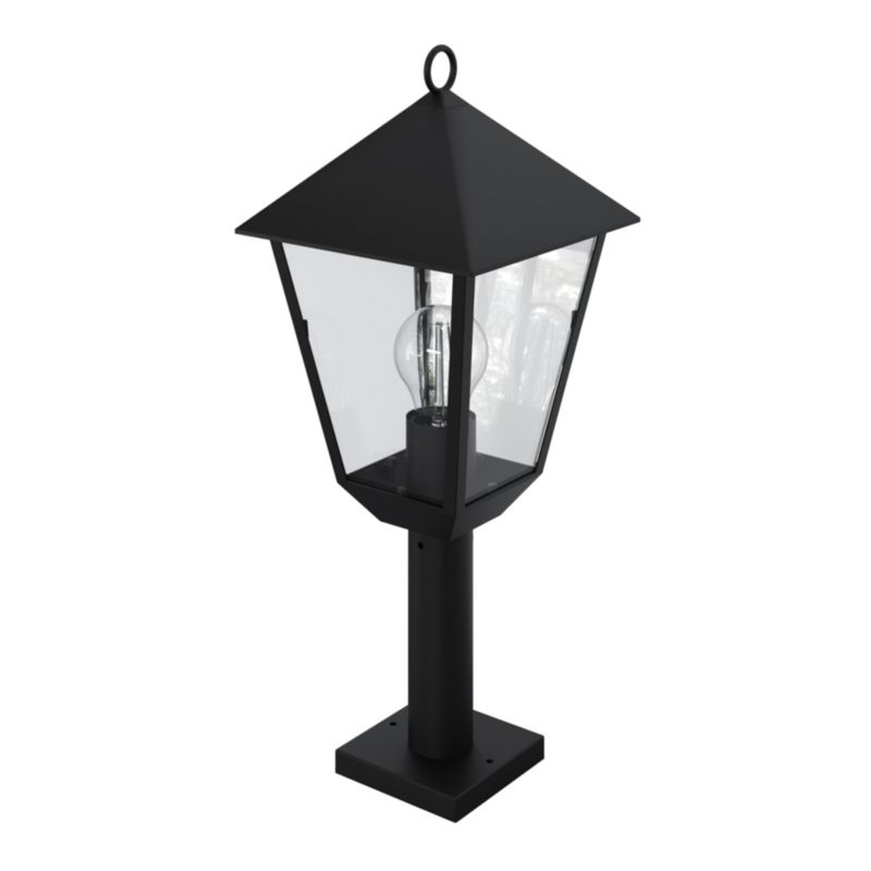 Lampa ogrodowa stojąca GoodHome Docker E27 IP44 czarna