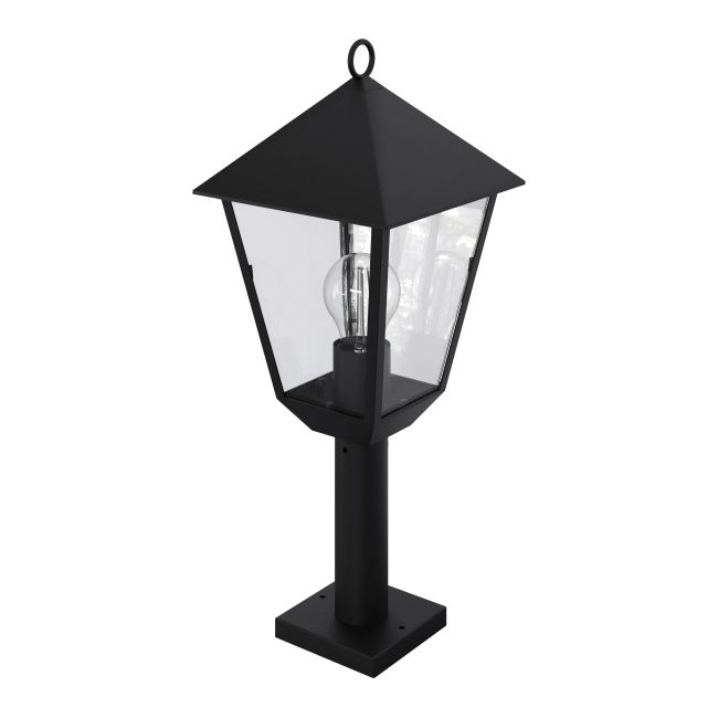 Lampa ogrodowa stojąca GoodHome Docker E27 IP44 czarna