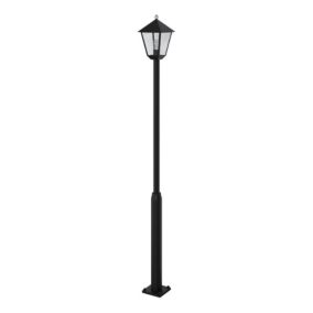 Lampa ogrodowa stojąca wysoka GoodHome Docker E27 IP44 czarna