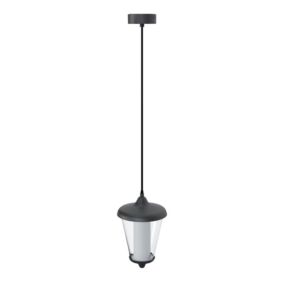 Lampa ogrodowa wisząca LED GoodHome Haro 1000 lm grafitowa