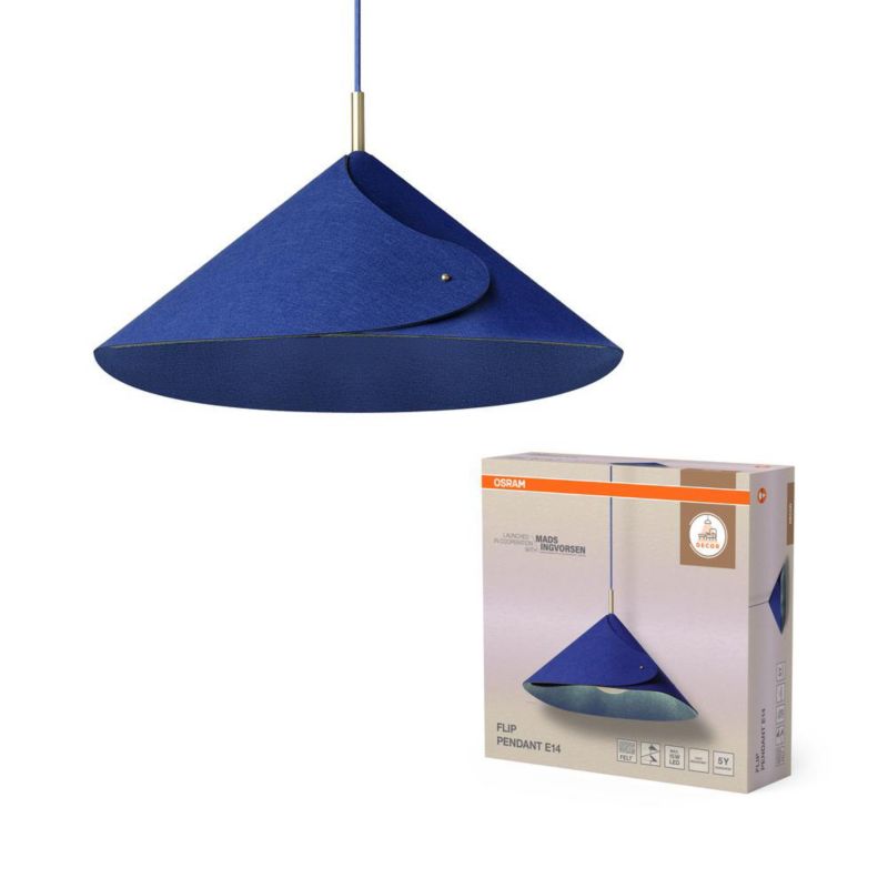Lampa Osram Oprawa Sufitowa Wisząca E14 Dekoracyjna Niebieski 1 szt.
